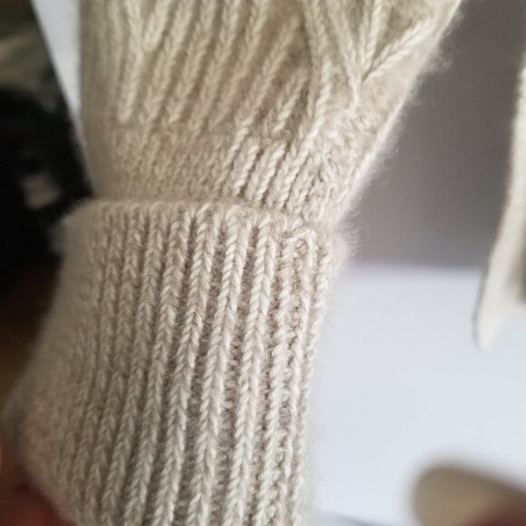 Club Monaco Wool Silk Women's Brown Oversized Sweater Sz XXS - Picture 5 of 5